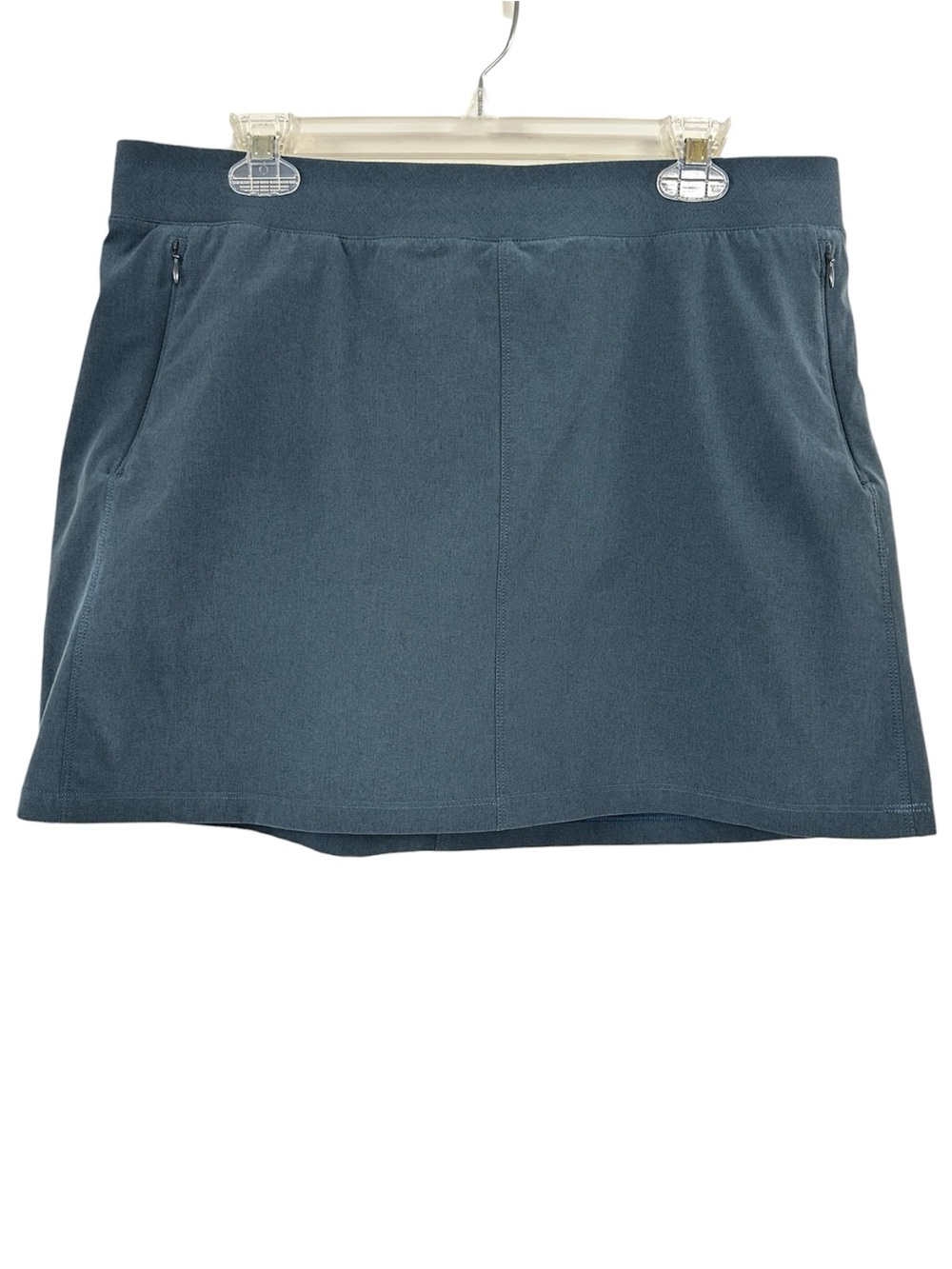 Kuhl Skort Pull On Slate Blue-Gray Skirt Shorts Pockets Women’s Size Large